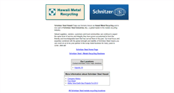Desktop Screenshot of hawaiimetalrecycling.com