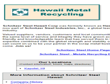 Tablet Screenshot of hawaiimetalrecycling.com
